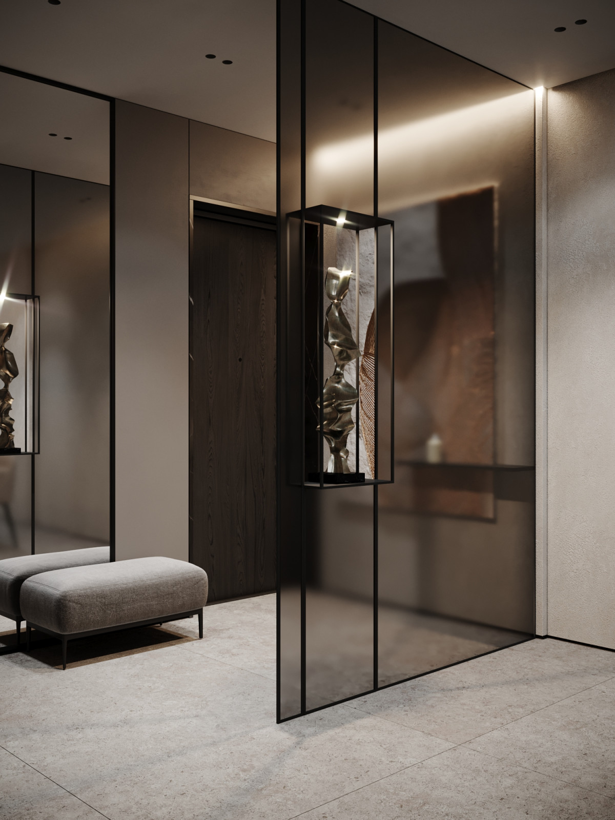 Дизайн интерьера трехкомнатной квартиры в ЖК Futurist