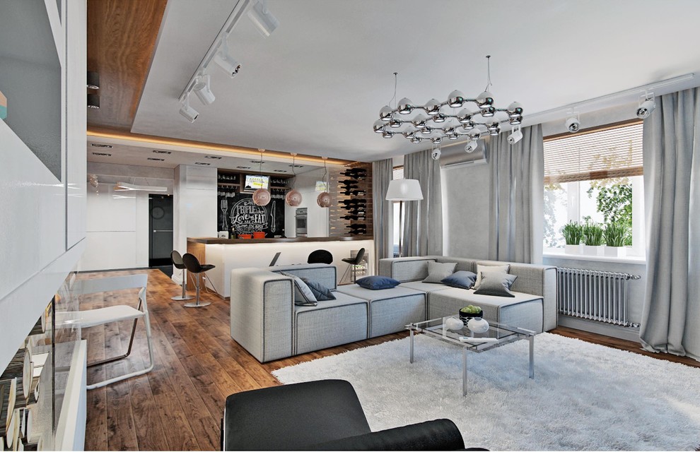 Мужской интерьер в стиле лофт.