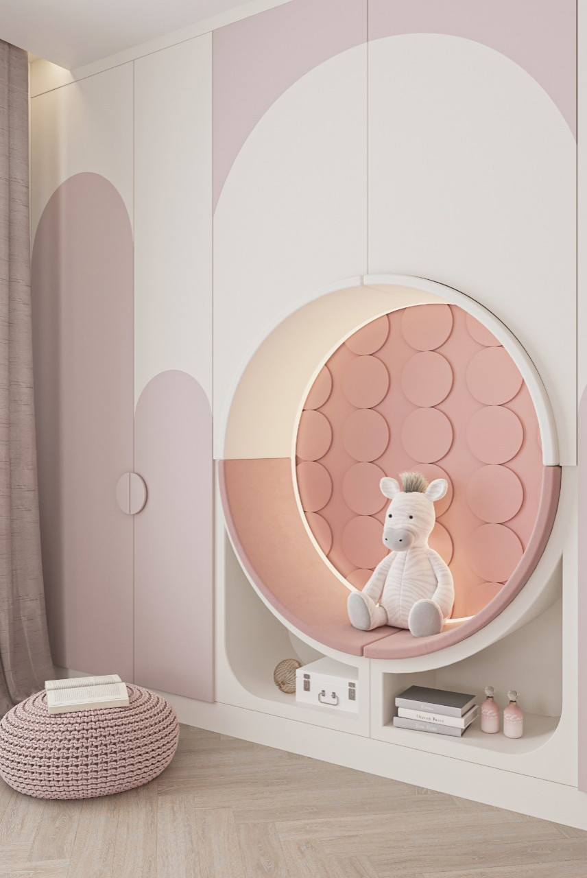 Gentle girl's bedroom