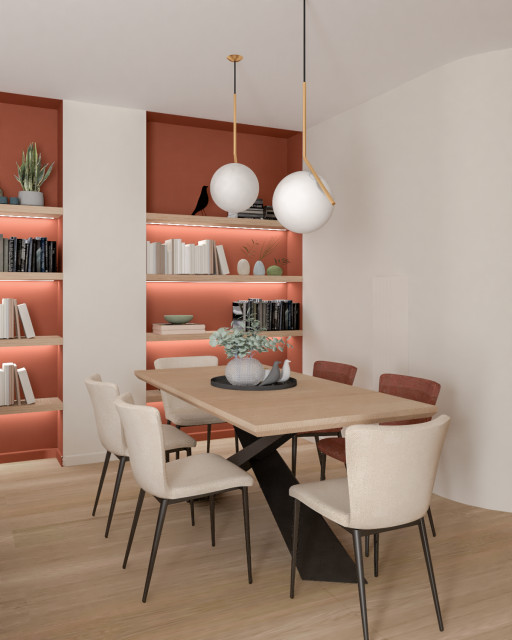 Casa PC contemporary-vardagsrum
