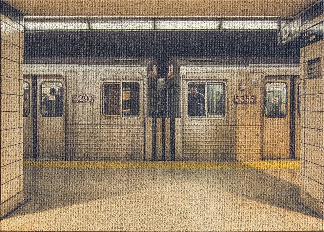 Subway Station 3 Area Rug, 5'0"x7'0"