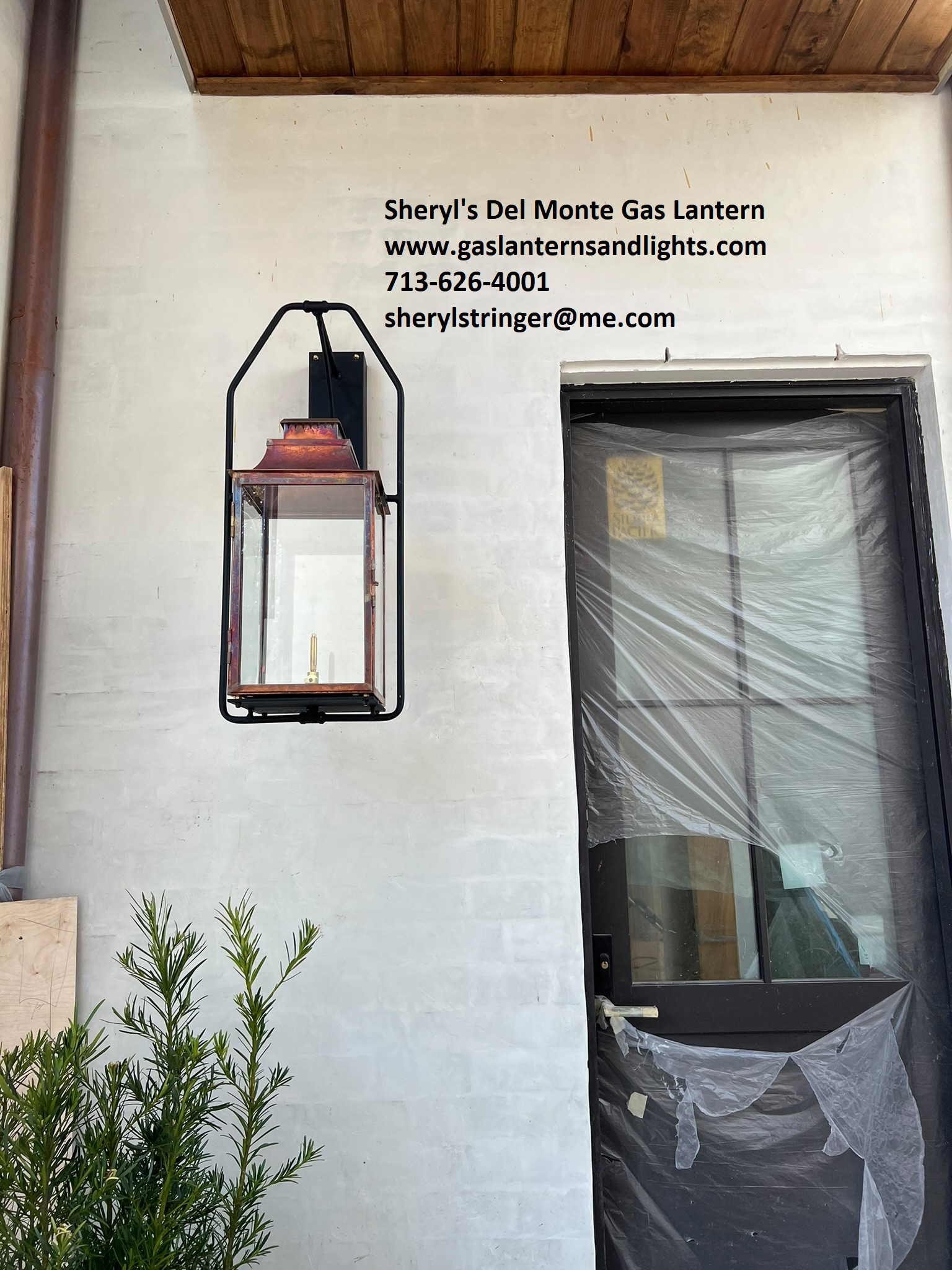 Sheryl's Del Monte Transitional Gas Lanterns