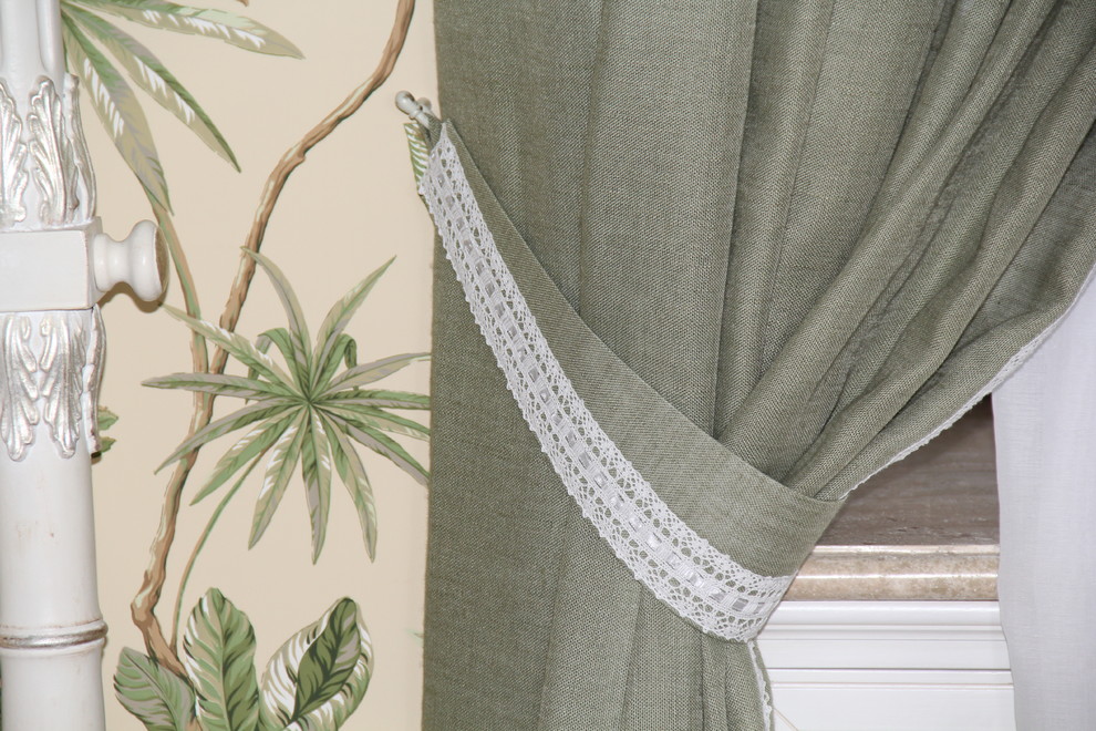 лен с кружевом