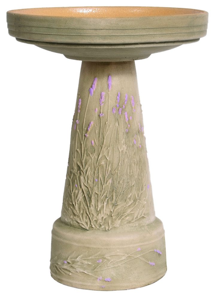 Lavender Bird Bath Traditional Bird Baths by Birds Choice/Perfect