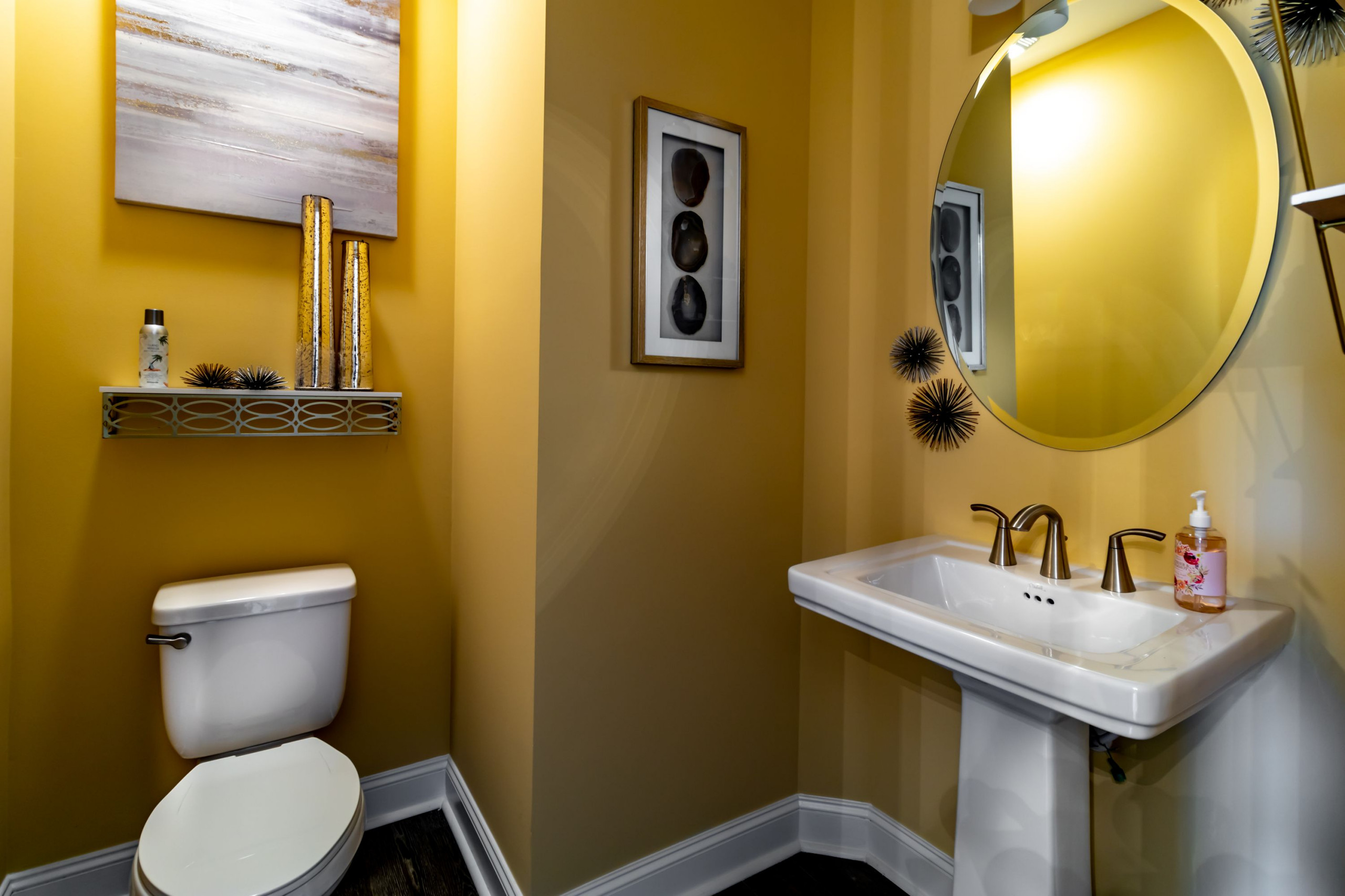 Transitional Home Transformation - Guest Baths