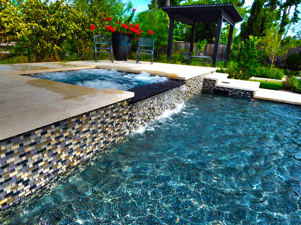 This is an example of a transitional pool in Houston.