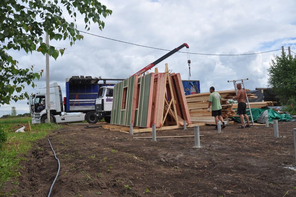Поселок Ясногорье Московская область Норвежский дом