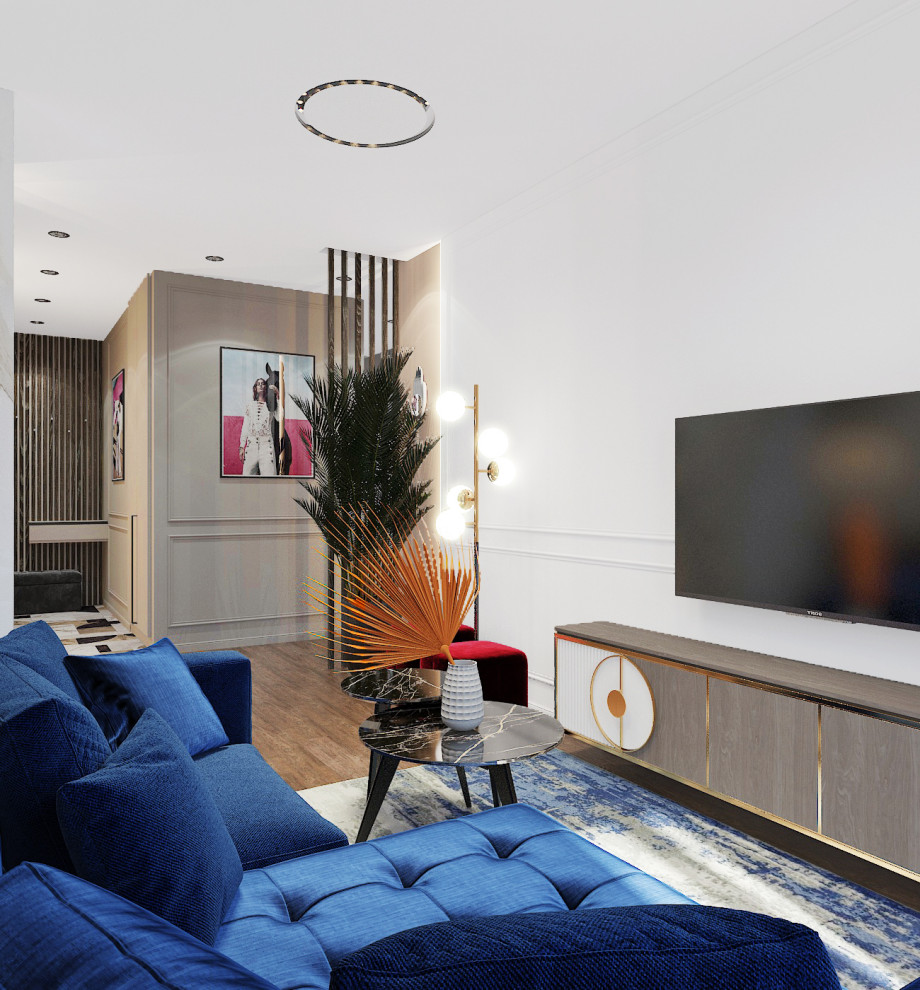 Гостиная в ЖК Лефортово парк, Москва