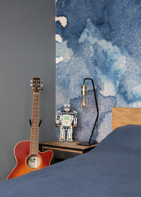 1960's House Renovation trendy-sovevaerelse