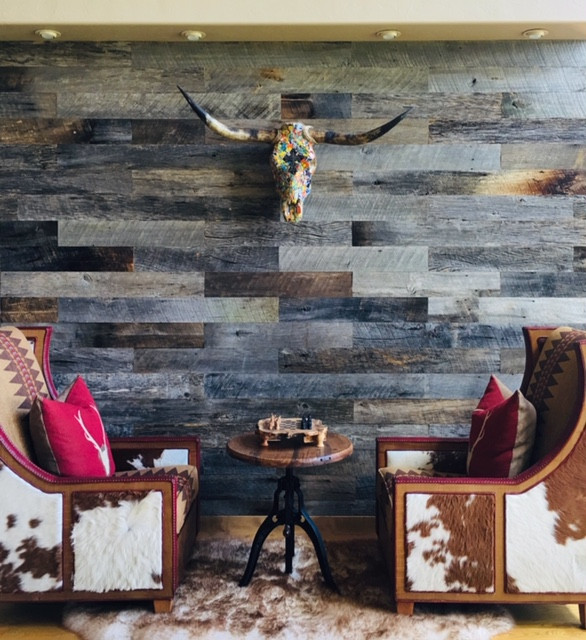 Home design - rustic home design idea in Denver