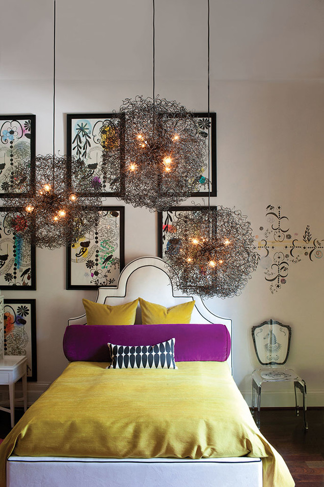 Inspiration for a large eclectic bedroom in Los Angeles.