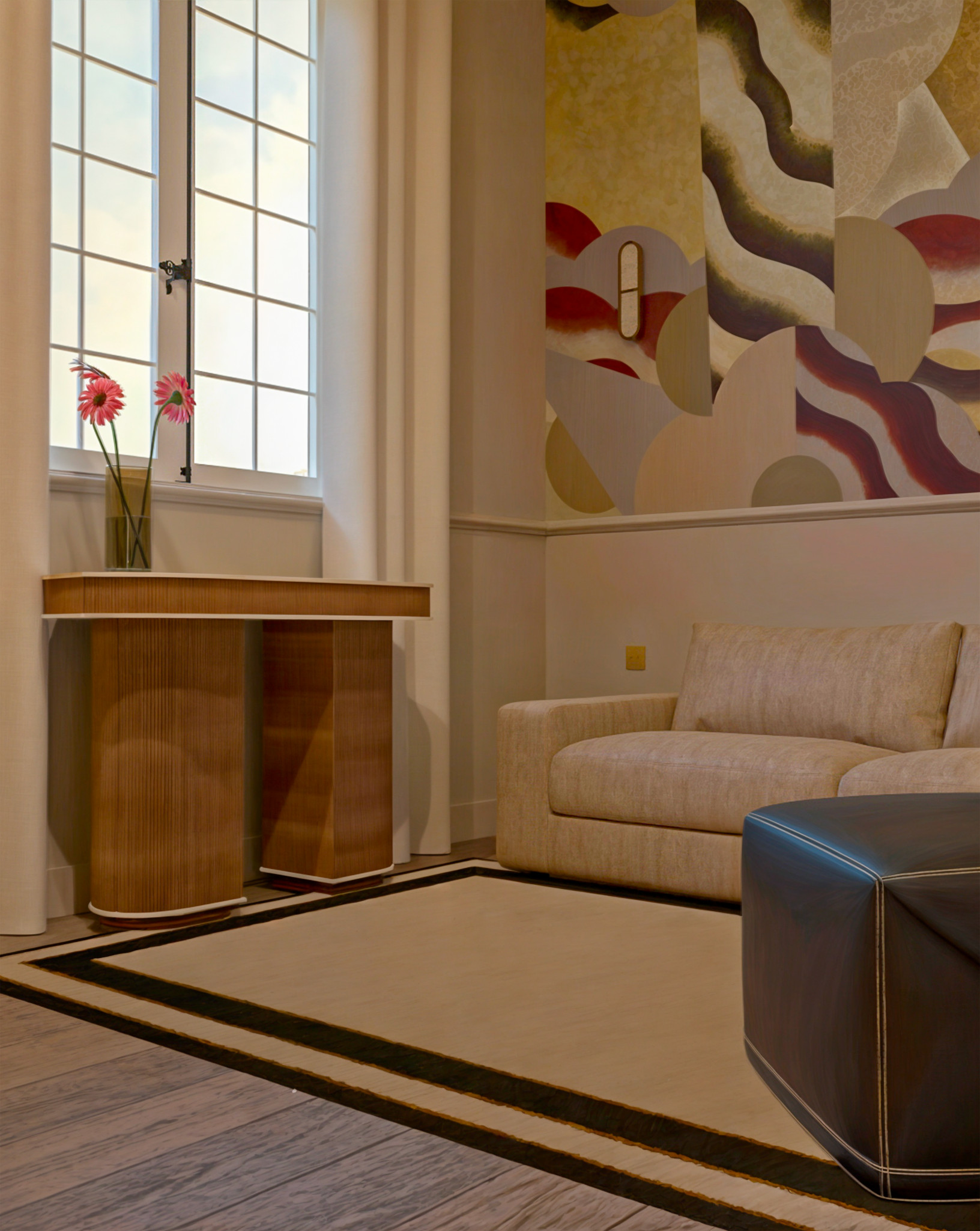 Projet concept – Appartement haussmannien contemporain (3D)
