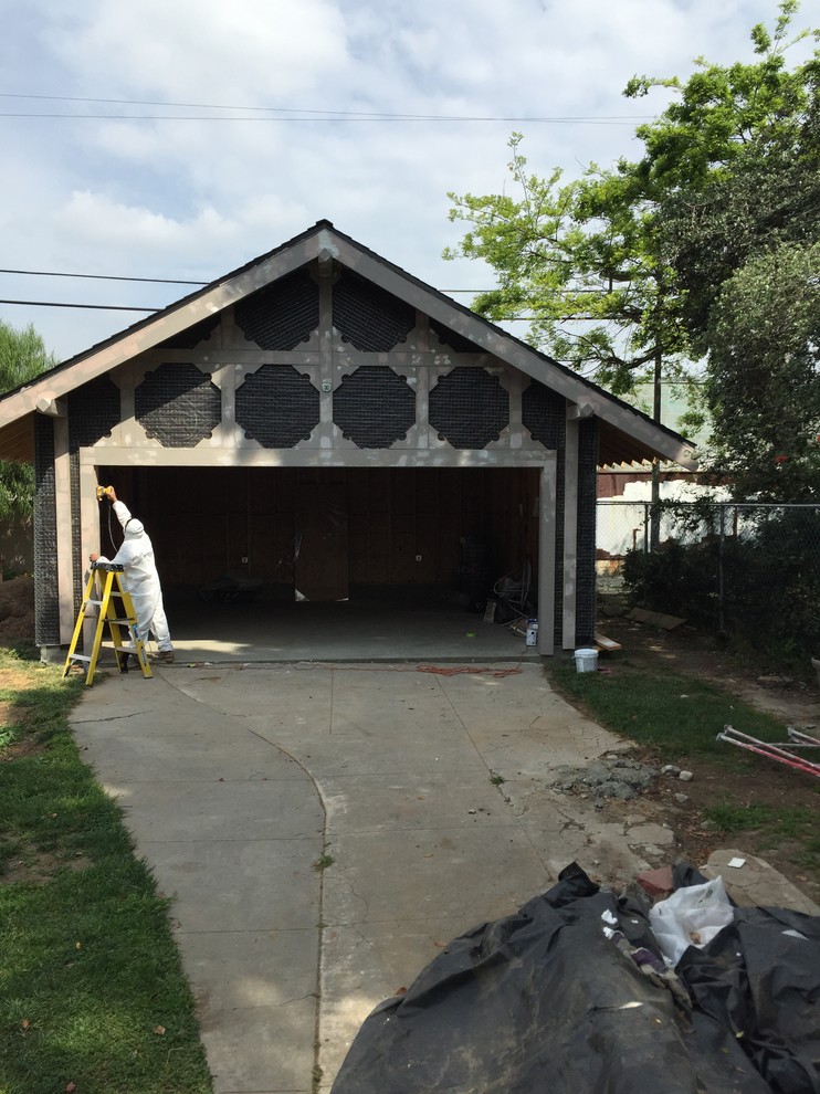 New 2 car garage historical house