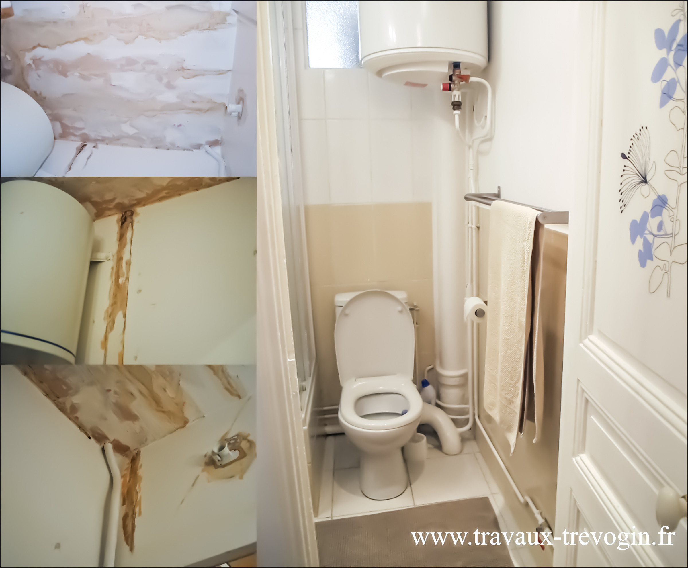 Appartement 75018 après dégâts des eaux