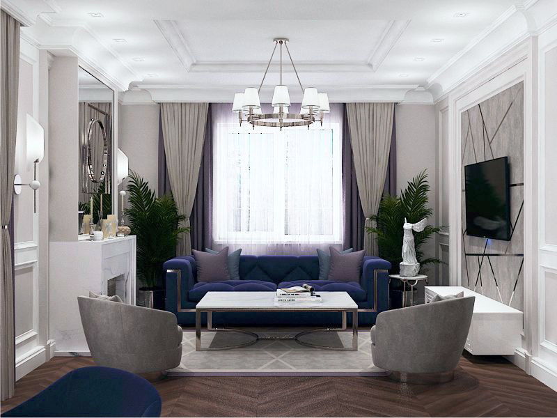 Дом аристократичная неоклассика 200 кв.м.