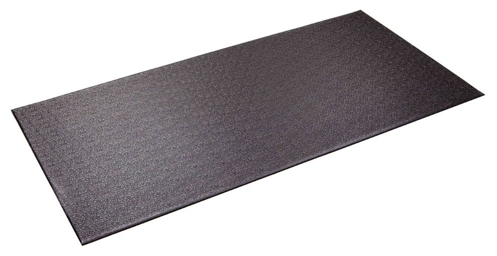 Rolled PVC Foam Mats, 3' x 4', Black, 2.5' X 5'