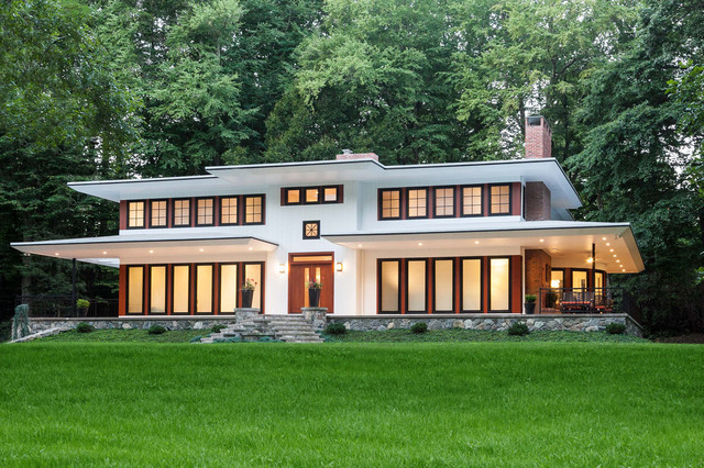 Gray contemporary-fasad
