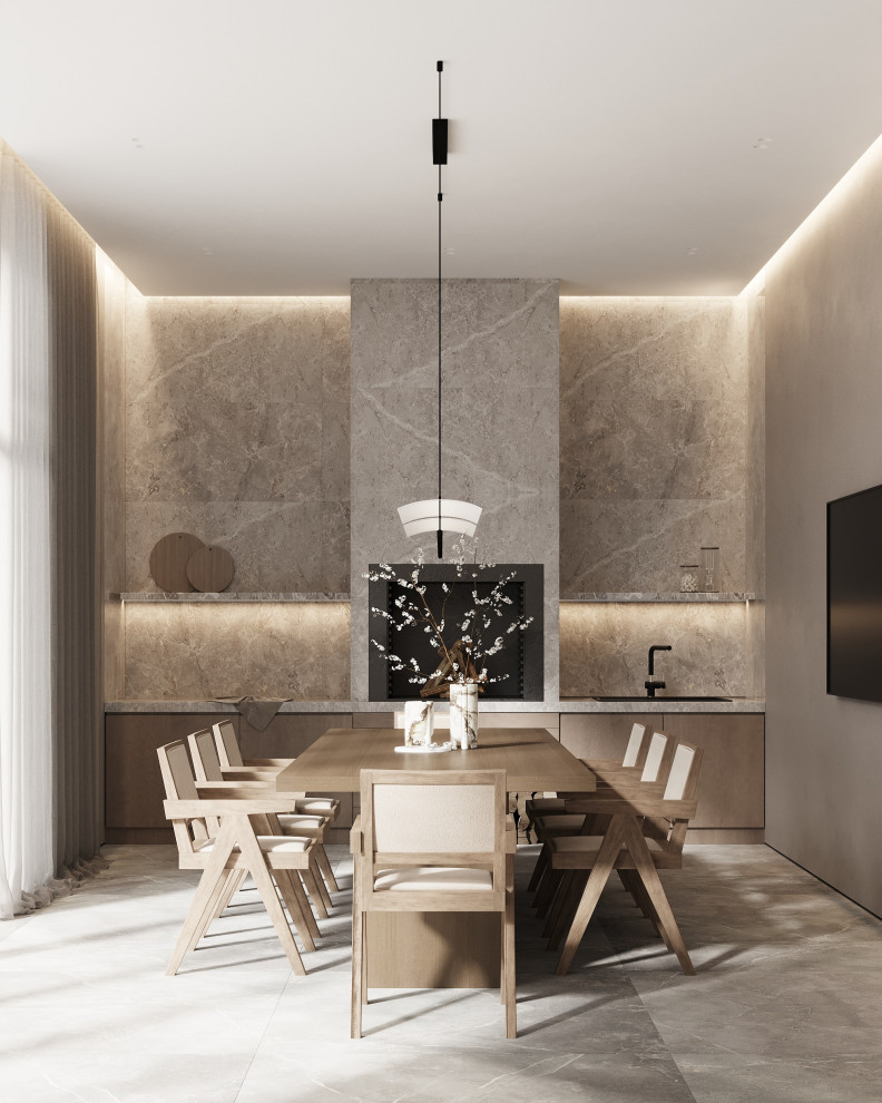 Проект интерьера для загородного дома в Липецке