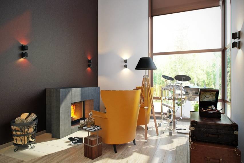 Интерьер загородного дома в Подмосковье.