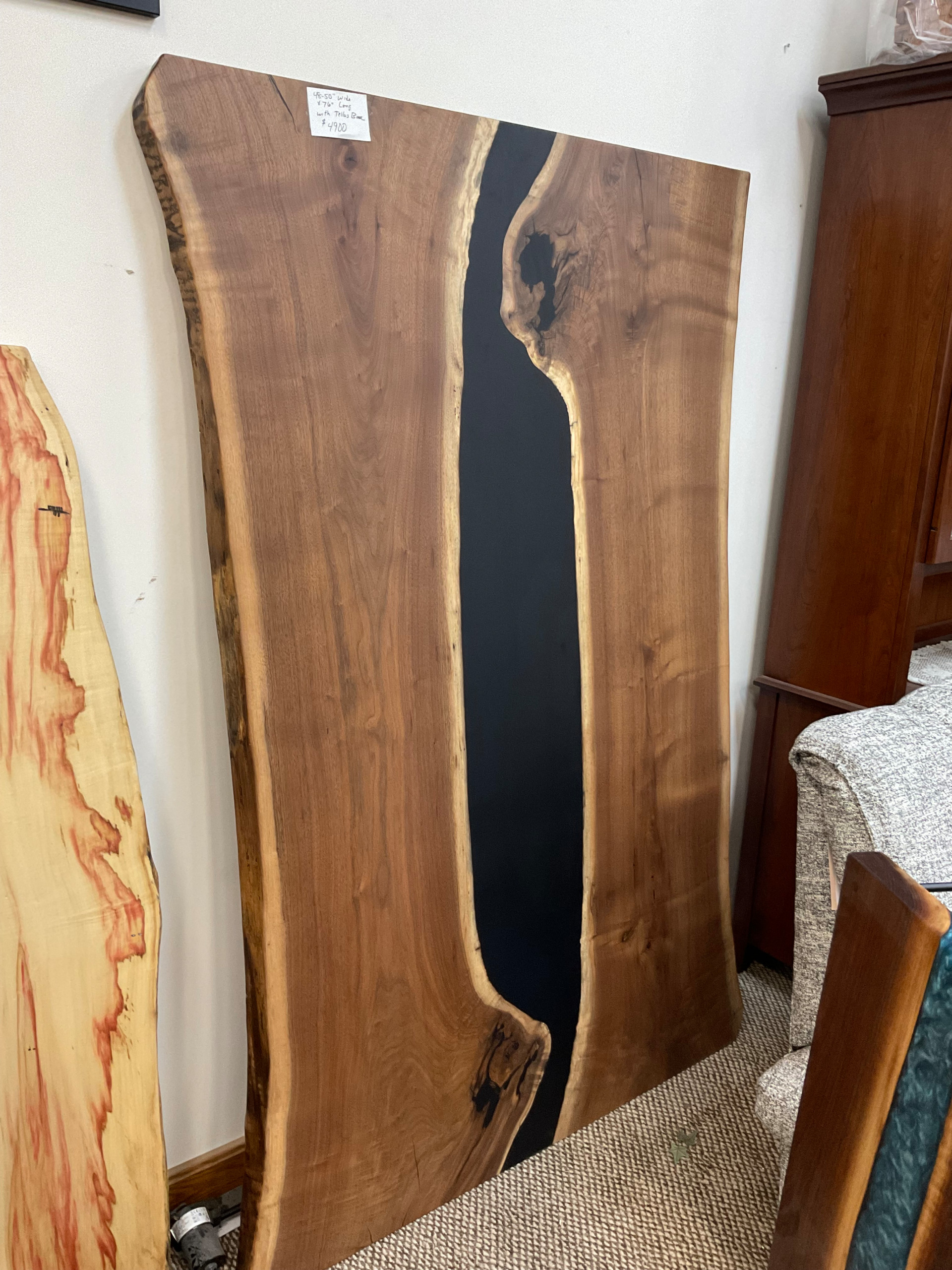 Live Edge/Epoxy River Tables