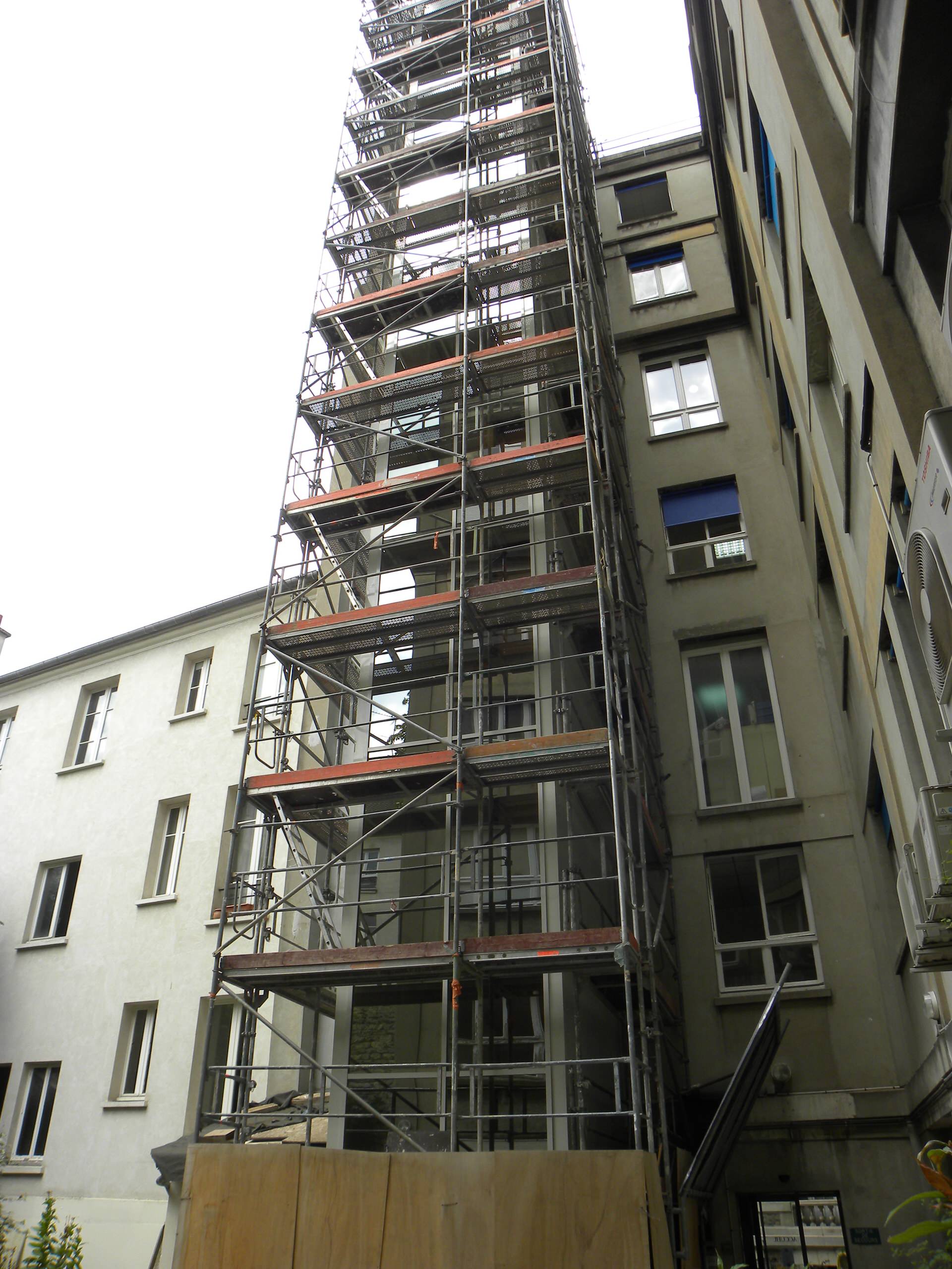Projet création d'ascenseur