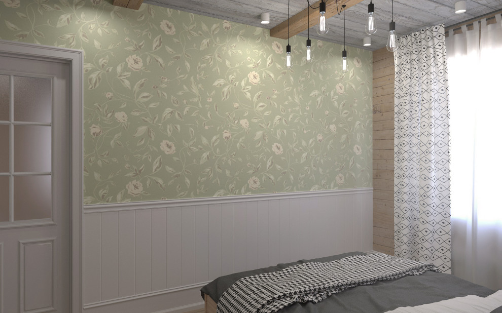 Дизайн проект дачного дома 70м