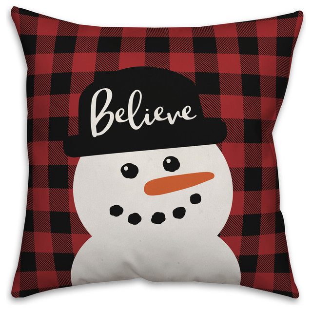 snowman throw pillows