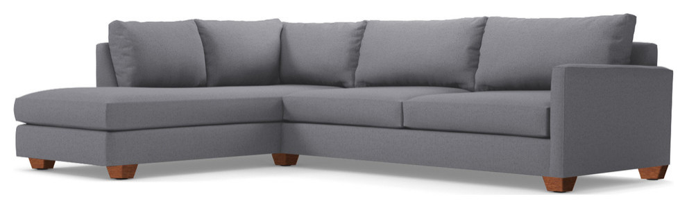 Apt2B Tuxedo 2-Piece Sectional Sofa, Mountain Gray, Chaise on Left