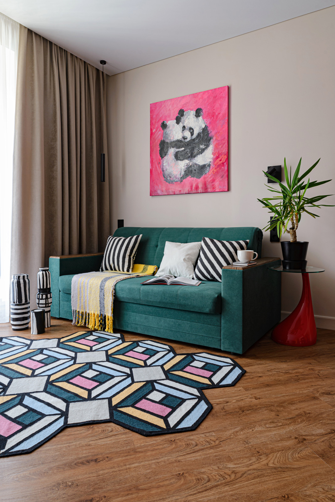 Яркая квартира-студия