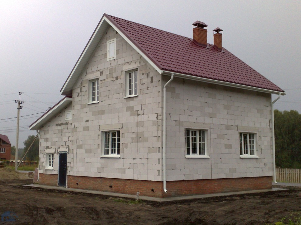 Дома и котеджи из кирпича и газоблока (газобетона) "под ключ"