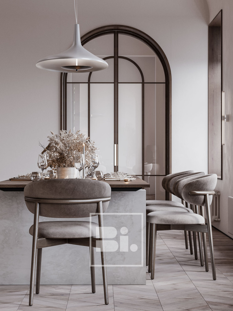 Проект кухни-гостиной в г. Санкт-Петербург