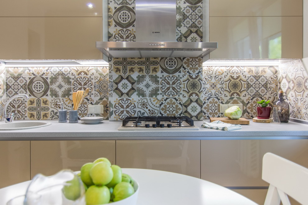 Дизайн интерьера кухни "Дыхание весны"