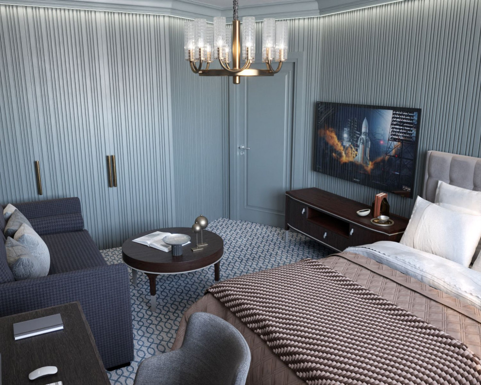 Панели для стен и карниз из гипса в квартире