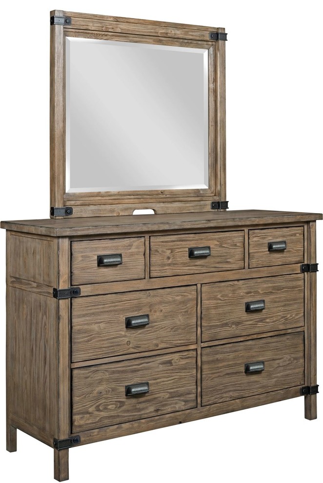 Kincaid Furniture Foundry Bureau With Mirror