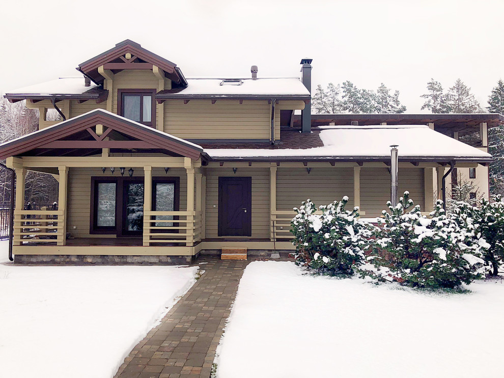 Баня в доме из клееного бруса