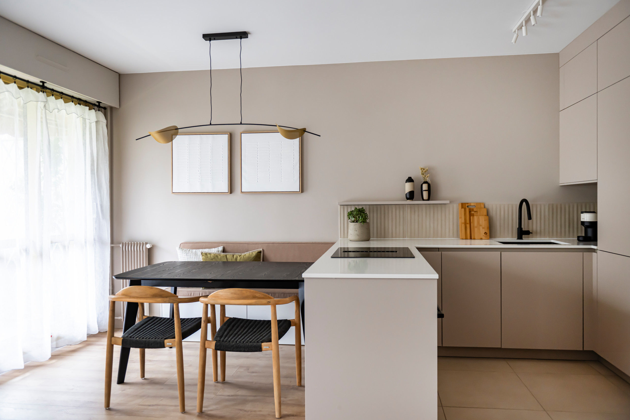 Aménagement d'un 2 pièces pour investissement locatif