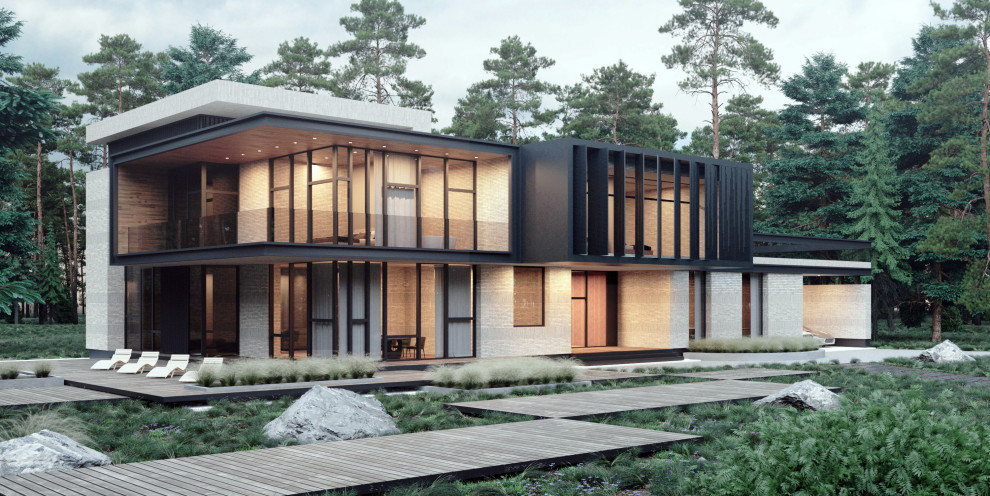 Дом с динамическим фасадом