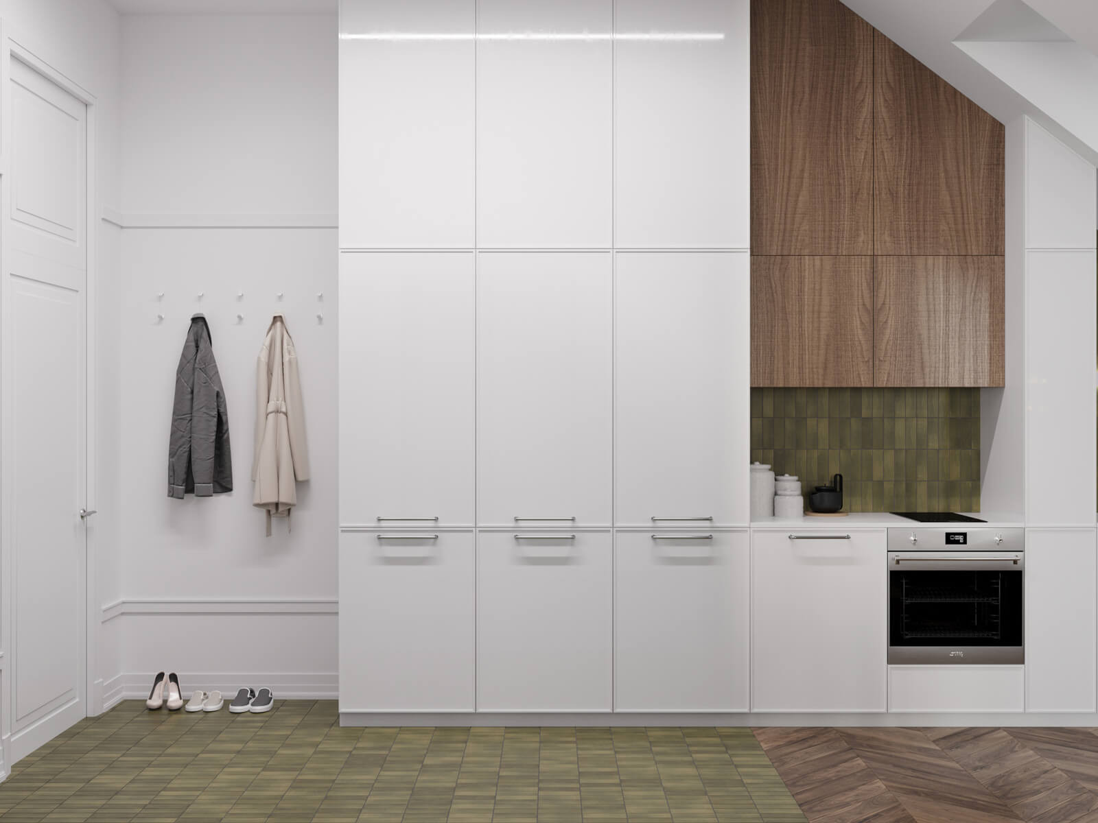 Квартира в мансарде