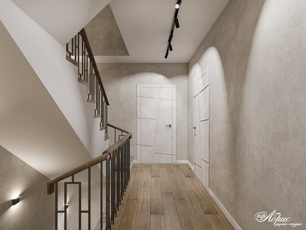 Дизайн трехэтажного таунхауса с перепланировкой и зонированием (ул.Пухальского)