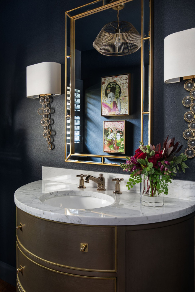 Powder Bath - Asian - Powder Room - Austin - by Laura Lee Home