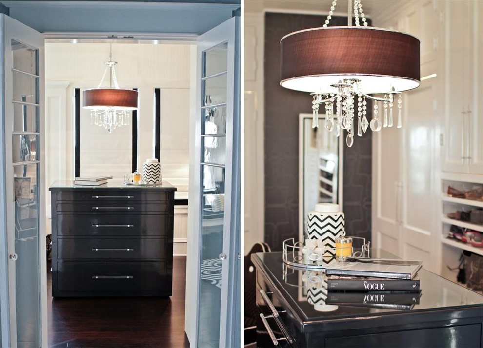 Lux Home Dressing Room - Transitional - Austin - by Liz Light Interiors ...