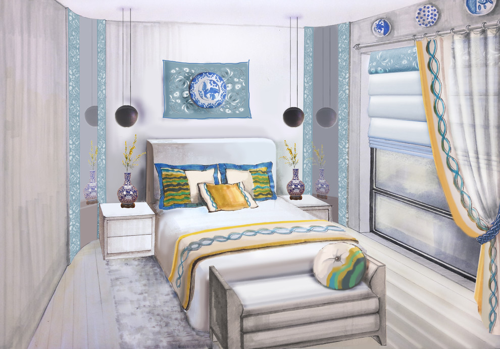 Проект дома в рисованной технике