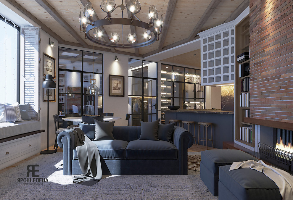 ИНТЕРЬЕР АПАРТАМЕНТОВ В СТИЛЕ LOFT