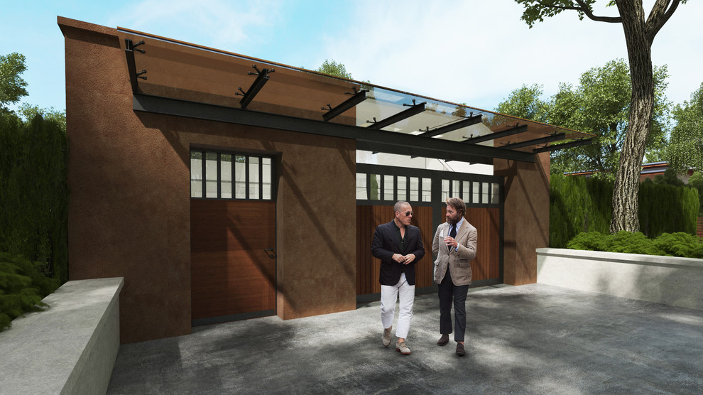 Визуализация навеса