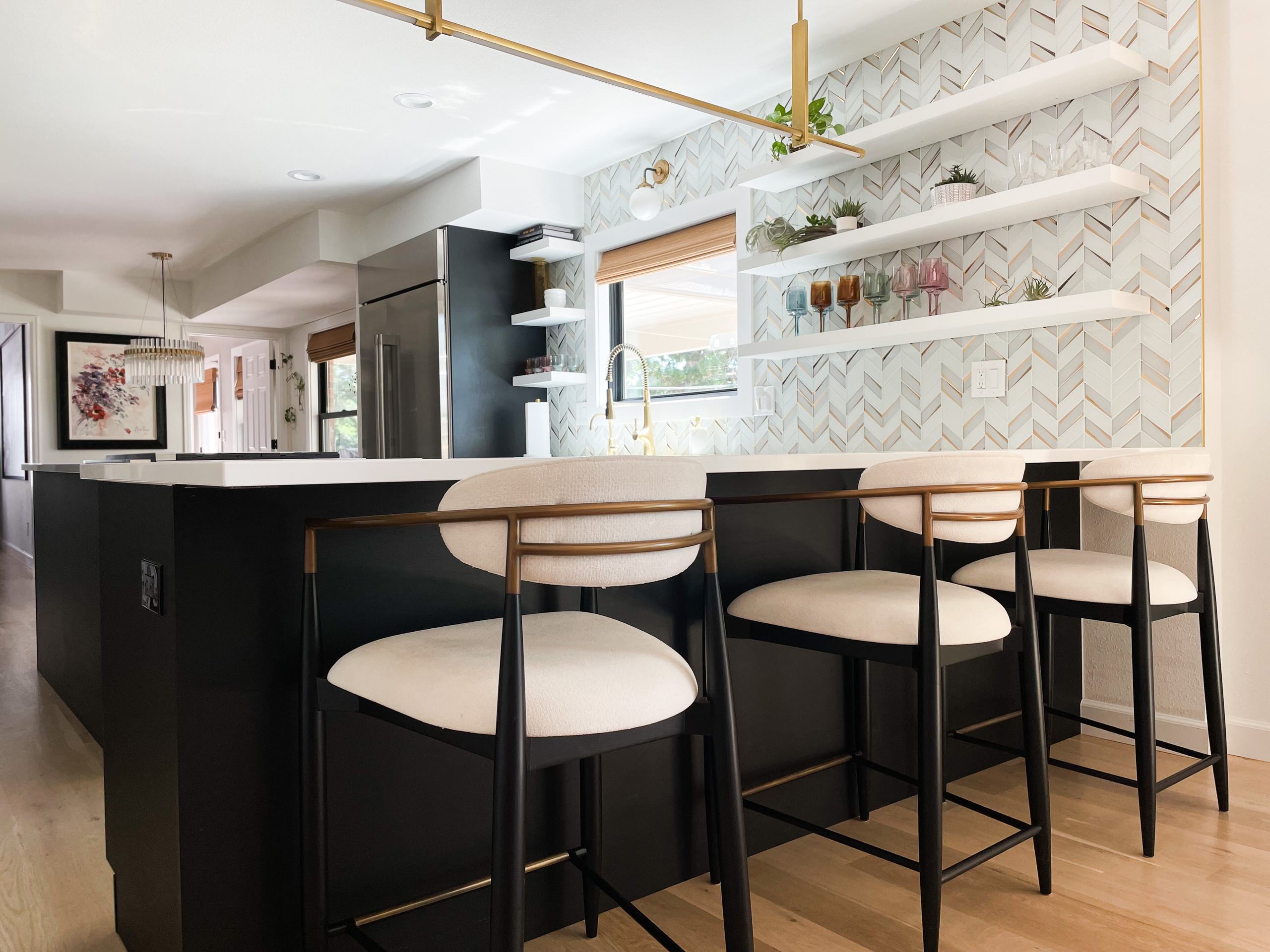 Cozy Modern | Governor's Ranch, CO | Modern Kitchen & Living Area