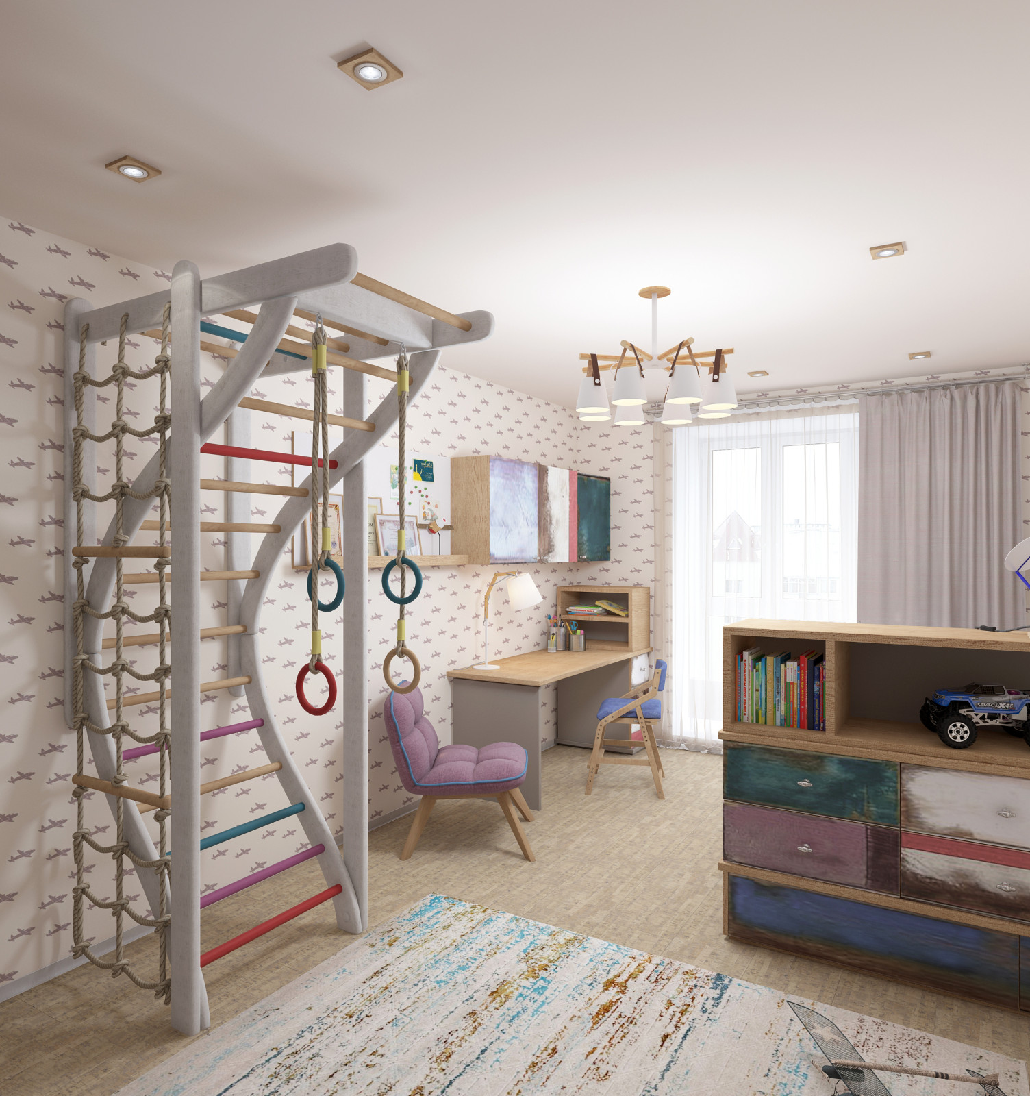 Четырех комнатная квартира 117 м.кв.