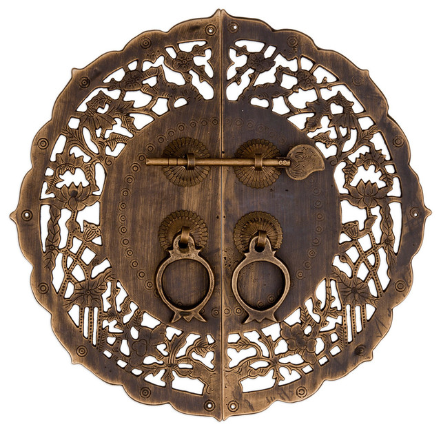 China Flower Pot Cabinet Face Plate 9 3 4 Asian Outdoor Pots China Flower Pot Cabinet Face Plate 9 3 4 Asian Outdoor Pots And Planters By Chinese Br Hardware