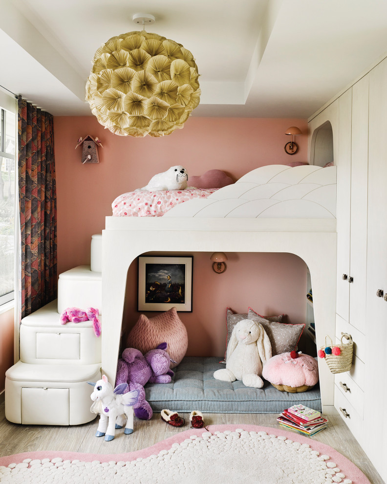 Photo of a contemporary kids' bedroom in Los Angeles.