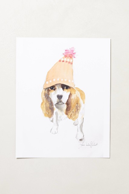 Dog Print by Lauren Carlson Walcott, 'Ella Dae'