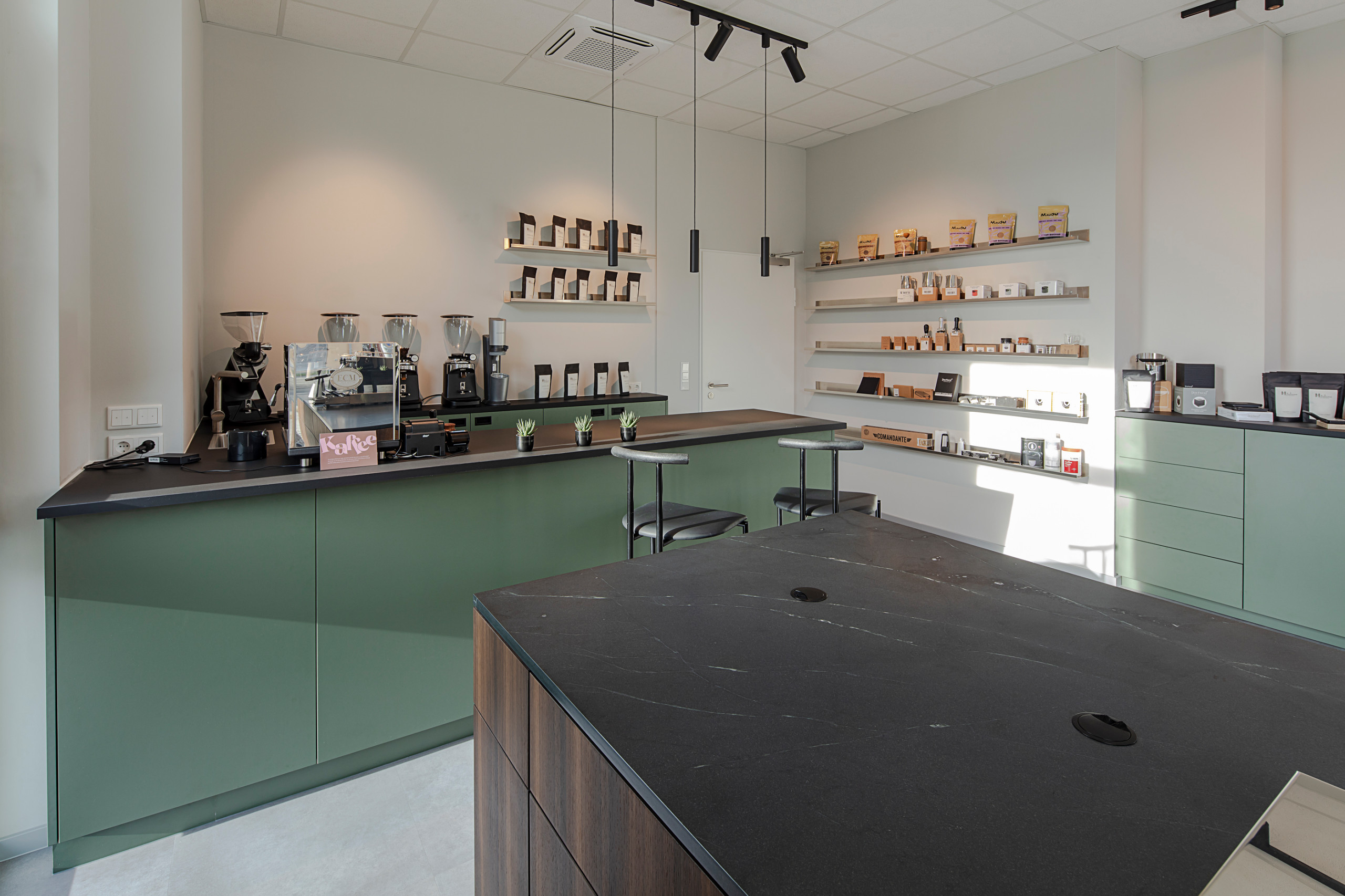 Showroom für Espressomaschinen & Barista in München
